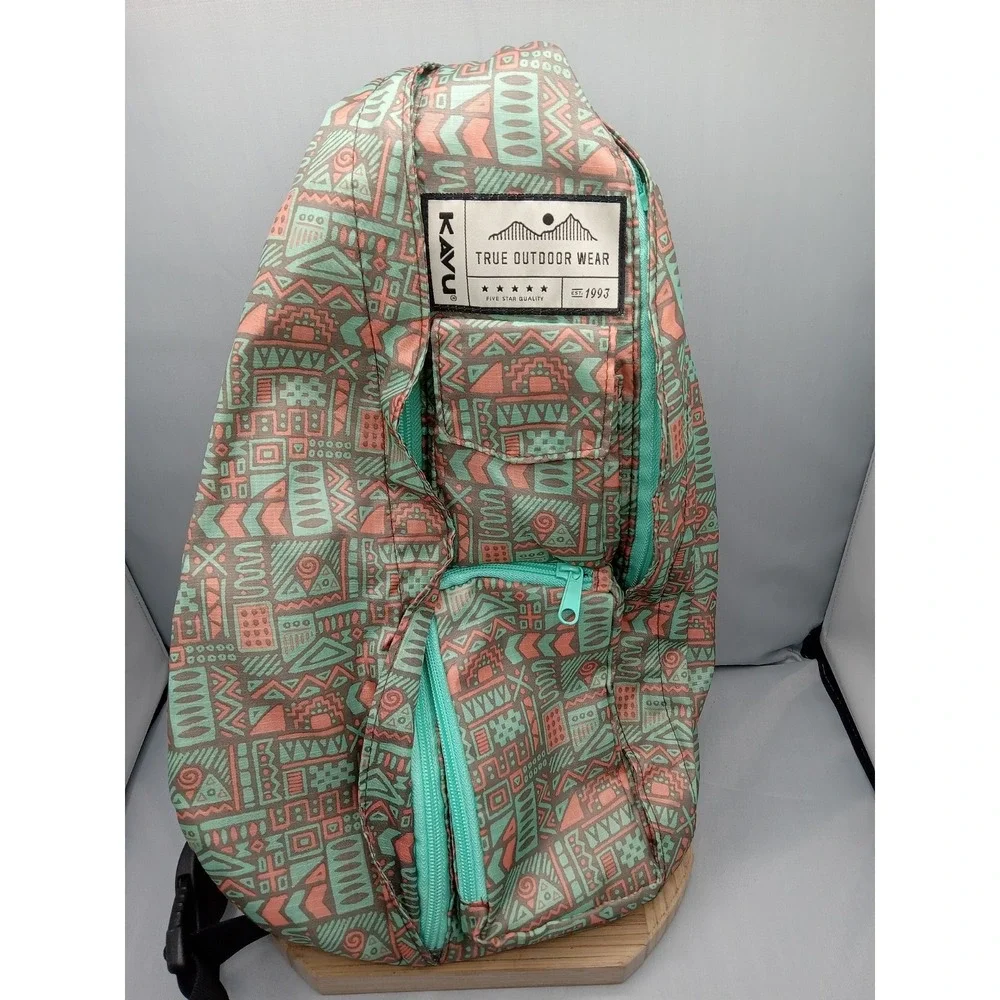 Kavu‎ Rope Sling Bag Pastel Chalk Crossbody Backpack Bag Good Condition